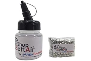 Shop SoftAir® 100 Pallini in Metallo per Pistole Fucili da Softair 6mm 0,80 Grammi Lucidati Perfettamente Sferici con Porta Pallini Incluso