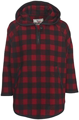 Woolrich White Collection Womens Made In Us Mill Wool Popover Wool Coats - Multi -