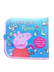 GoMerryKids Cartoon Colouring Drawing Board Erasable Painting Book Unicorn Doodle Pad Portable Reusable Writing Boards Toys Gift for Kids & Children 6 Pages