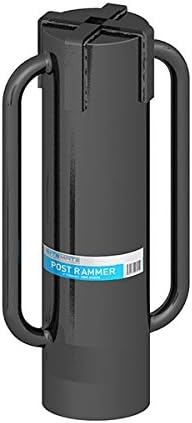 Sitemate 6120010 Post Rammers with Double Handles, Black, 6-Inch