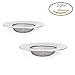 Produktbild ZGJ Affe Abflusssieb, Edelstahl Küchen Spüle Dusche Badewanne Abfluss Spüle Filter Sieb Haarsieb, 2 Stück/Sätze Abfluss Sieb (90mm/Durchmess)