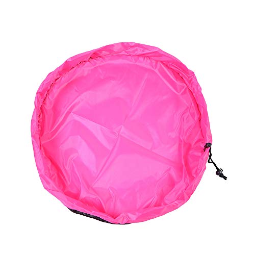 Preisvergleich Produktbild Aofocy Spielzeug-Aufbewahrungstasche für Kinder, große Aufbewahrungstasche für Spielzeug, Spielzeug, mit Kordelzug, Tasche für Zuhause, Camping oder Aktivitäten im Freien, 150 cm, Rosa