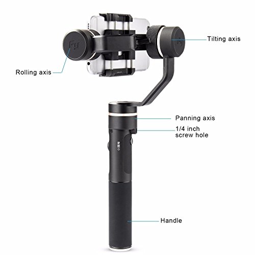 Feiyutech SPG versione aggiornata splash-proof design 3Â assi palmare stabilizzatore del giunto cardanico per iPhone Huawei Samsung Galaxy moto LG Xiaomi smartphones GoPro 5/4/3
