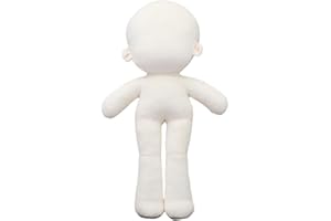 Milageto Doll Blank Body, Humanoid, Collection Clothes Display Arts Crafts ies Toy Cute for Dress up Doll Making DIY, Normal body