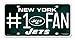 Produktbild Unbekannt NFL # 1 FAN Metall Auto Tag, damen Kinder unisex Herren, New York Jets