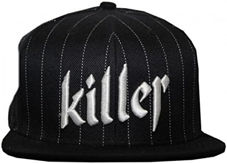 Flat Fitty Skateboard Cap Killer Black/Stripes, cap size:7 3/8