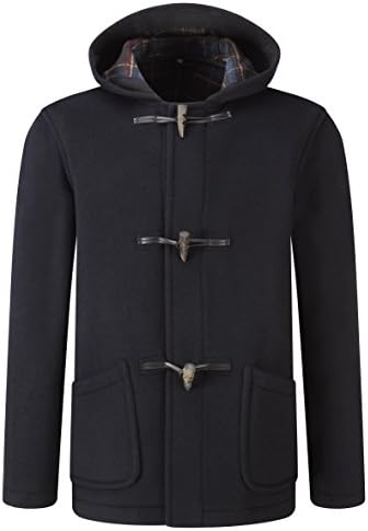 Mens Short Duffle Coat -- Navy -- 46