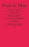 Image de Die Ideologie des Ästhetischen (edition suhrkamp)