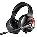 Produktbild Tlgf Stereo Gaming Headset-Mit 7,1 Surround, Überohr-Kopf Hörer-Stirnband LED 3,5 Mm Spiel Beleuchtung Mit MIC,Red