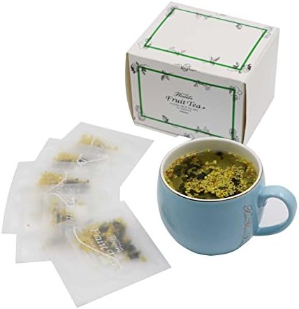 QSSM 100% Organic Tieguanyin Oolong (Iron Goddess of Mercy ) tea and Flower Tea, Natural Ingredients No Additives Helps You Reduce Stress (Tieguanyin Oolong Tea +Osmanthus Flower Tea, 12 Bags)