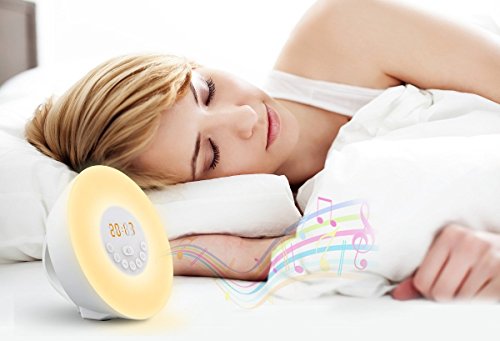 ORSEN Wake-up Light,Lichtwecker,Aufwachen mit Licht,6 natürlichen Wecktöne,Sonnenaufgang Sonnenuntergang Simulation,Schlaflicht,Kinderwecker mit FM Radio Funktion. - 8