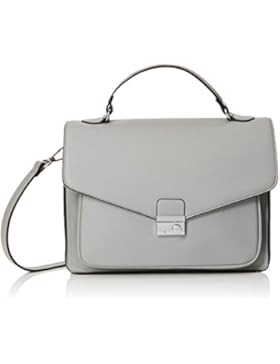 New Look Damen Becks Structures Tornistertasche, Off-White (Grey)