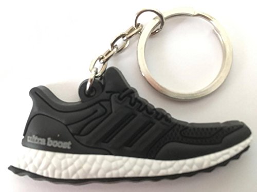 Preisvergleich Produktbild Adidas Ultra Boost Schlüsselanhänger Schwarz-Weiß Sneaker Keychain
