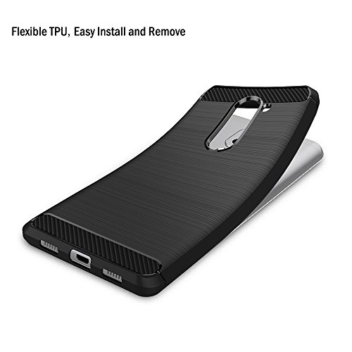 Funda Honor 6X  AICEK Huawei Honor 6X Funda Negro Gel de Silicona Honor 6X Carcasa Fibra de Carbono Funda para Honor 6X 5 5 Pulgadas