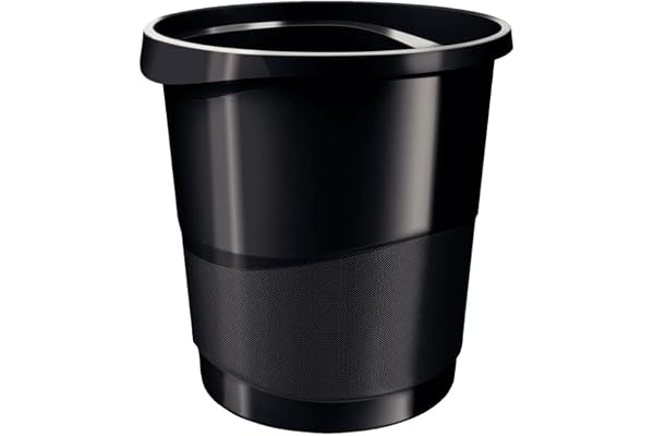 Esselte Europost Corbeille à papier 14L Noir