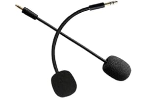 AMYYMA Turtle Beach - Micrófono de repuesto para micrófono de juego desmontable de 3,5 mm para Turtle Beach Xbox One 400 420x 450 500p 520 Recon 50x 50p 50p 50 60p 150 auriculares para juegos