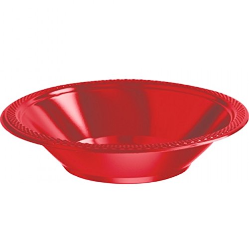 Preisvergleich Produktbild Amscan Bowls Kunststoffe, Rot (552286 – 40 A)