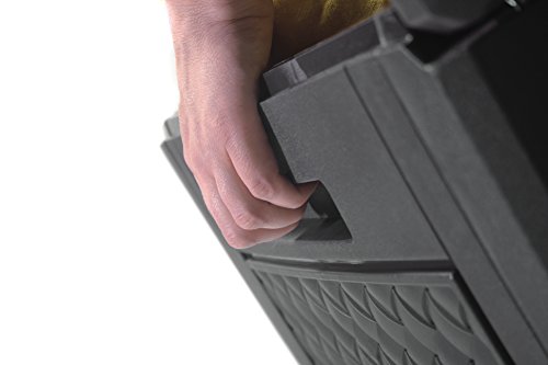 Oxid7® Kunststoff Auflagenbox in Rattan Optik – Maße (LxBxH): ca. 119x48x60cm – abschließbar – mit Rollen – 310 Liter (Design „Matuba“) - 7