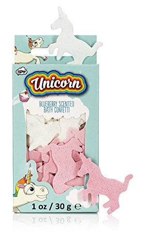 Einhorn Badekonfetti mit fruchtiger Duftnote von Blaubeeren / Badezusatz für extra Badespaß