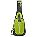 Produktbild Undurchlässig Sling Rucksack Nylon Tragbar Kopfhörer-Kabelloch Fahrrad fahren Klettern Reisen Schule Große Kapazität Männer und Frauen Sling Tasche Sling Bag , green , 12l