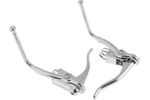 AMAGOGO SDENSHI 2 Pièces Frein à Main pour Vélo de Course Fixie Frein à Main Bent Bar Double Commande