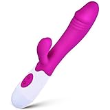 Jatious 10 velocidad Vibración Vibrador Silicona Impermeable de G-Punto Estimulación del Clítoris Juguetes Sexuales (pink)