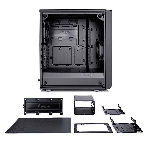 Fractal Design meshify C Templado Cristal ATX mATX ITX Caja de Ordenador       Negro