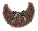 Plain Brown Newborn Baby Pettiskirt Skirt Tutu Dress Girl Clothing Nb-12m (Brown)