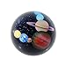 Produktbild H & D 80 mm Halbkugel Kristall Ball Bemerkenswerte Sternenhimmel Design Briefbeschwerer Figuren Dekoration Craft für Kinder oder Weihnachts Geschenk, holz, planets