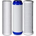 Goodlife Aqua Replacement CTO GAC PP Cartridges Filter Set 10 Inch for Under Sink RO Water Purifier - 3 Pcs (1)