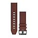 Price comparison product image Garmin 010-12496-05 QuickFit 22 Leather Band, Brown