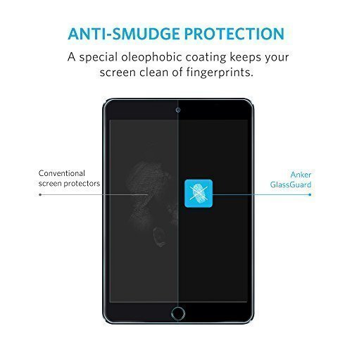 iPad Mini 4 Schutzfolie – Anker GlassGuard Premium Kristallklarer Hartglas Displayschutz für Apple iPad Mini 4 (Nicht kompatibel mit iPad mini / 2 / 3) - 4