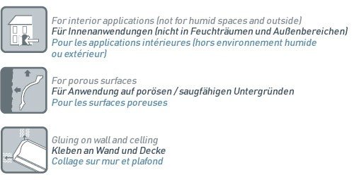 Orac Decor Decofix Pro FDP500 Kleber LUXXUS Stuckleisten - 2