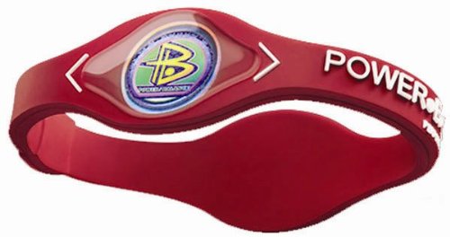 Preisvergleich Produktbild Power Balance Armband Mehrfarbig Rot / Weiß L