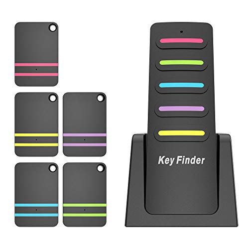 Porte-clé sans Fil Key Finder RF Trousseur de clés sans Fil Porte-clé Wallet Locator (5 récepteurs)