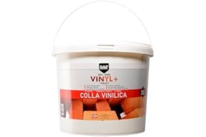 DETERMONDO Colla Vinilica 5Kg Resistente all'Umidità e all'Acqua EN 204 D3, Multiuso per Legno Carta Pvc Pannelli in Sughero, Moquette Gomma e Fissaggio di Porte e Finestre