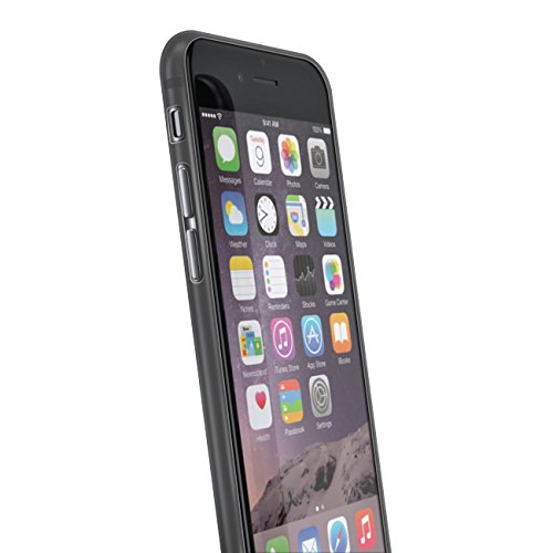Orzly   - FLEXISLIM SUPER SLIM CASE  0 3mm  for iPHONE 6  Smallest Model   4 6 inch  - Caja DURO Funda en Semi Transparent NEGRO - Dise  ado por Orzly   exclusivamente para APPLE IPHONE 6  PEQUE  O VERSION - 4 7  Modelo  - 2014 Model SmartPhone   Tel  fono M  vil   Mini Phablet   Small iPhablet