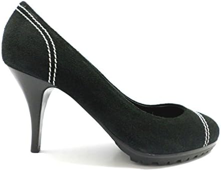 Shoes Woman VICINI by ZANOTTI 39 courts Black suede ZX14