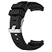 Produktbild TianranRT Schwarz Silikon Armband Trompete Weich Silicagel Sport ArmbandWatch Armband Armband Für Amazfit Stratos Intelligent ArmbandWatch 2 BK (Schwarz)