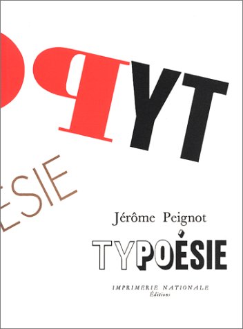 couverture de : Typo&eacute;sie