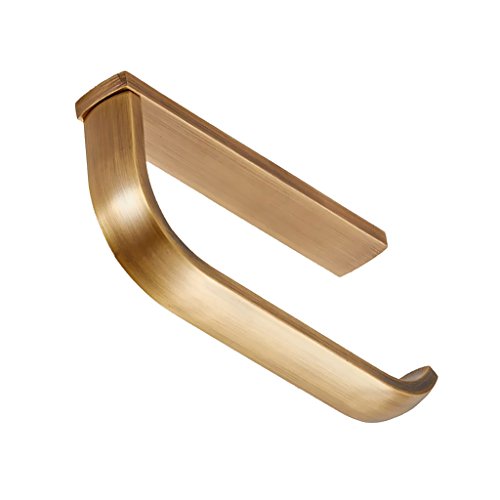 MagiDeal Toilettenpapierrollenhalter – Wandmontage, Messing, 195 x 88 x 28 mm – Bronze - 7