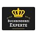 Produktbild Mousepad Buchbinderei Experte schwarz