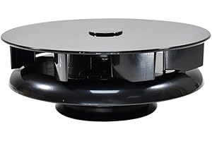 YUCKMZ Claraboya Ventilador Aireador Techo Compatible con Furgoneta Caravana Bus Furgoneta Negro