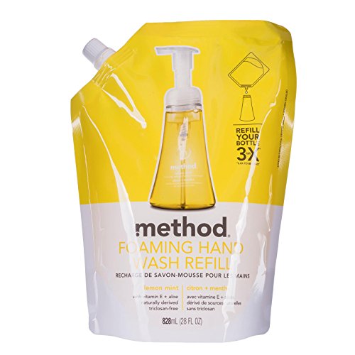 Method, Foaming Hand Wash Refill, Lemon Mint, 28 fl oz (828 ml)