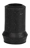 Days Heavy Duty Ferrules, 19 mm (3/4 in.), Black Rubber, Individually Packed, Protects Floors & Furntiure from Walking Sticks & Crutches, Replacement Item (Eligible for VAT Relief in The UK)