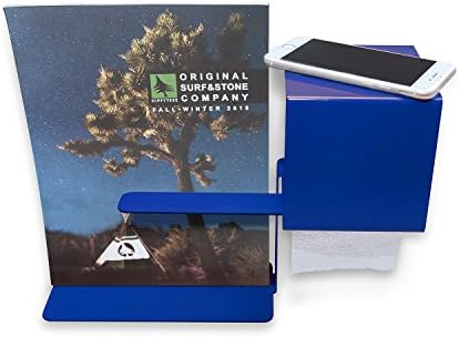 Concealed Toilet Roll Holder Toilet Paper Holder with Stand for Magazines, Books, Tablet and Phone móvi