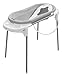 Produktbild Rotho Babydesign Badeset mit großer Wanne und Funktionsständer, Ideal für 2 Kinder, 0-12 Monate, Silber/Weiß, Top Xtra Badestation, 21041024001