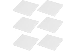 GGISUI 300 Pzs Notas Adhesivas Transparentes Bloc de Notas Adhesivas Impermeables Removibles Translúcidas Autoadhesivas 75 x 75 mm para Lectura Aprendizaje Documentos de Oficina Refrigeradores