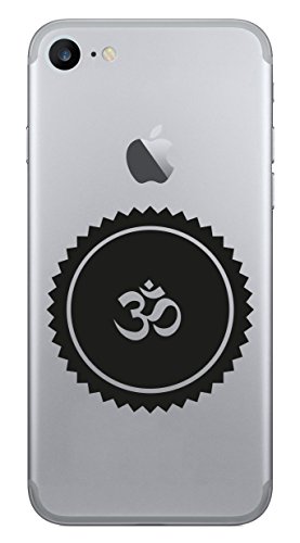Om Buddhismus Buddha mit Kranz Apple iPhone Smartphone Handy Aufkleber Skin Decal Sticker Vinyl 7