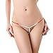 Produktbild feiXIANG frauen string - tanga Slip wenig taille unterwäsche Damen Slip (Freie Größe, rot)